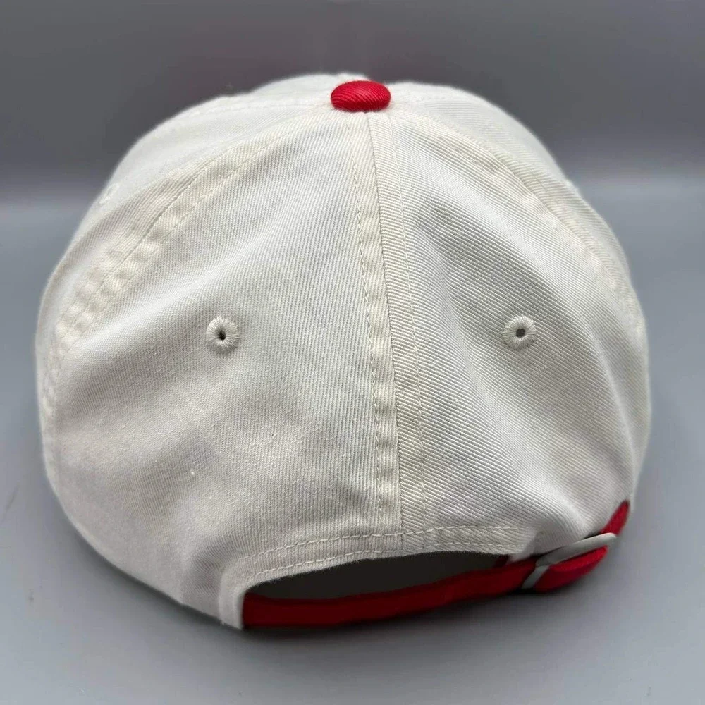 Detroit Red Wings Hat Women White Red NHL Fanatics Strap Back Cap Cotton New